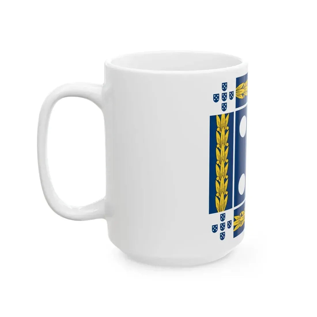 Flag of the Prime Minister of Portugal 1952-1972 (Portugal) White Coffee Mug - Go Mug Yourself