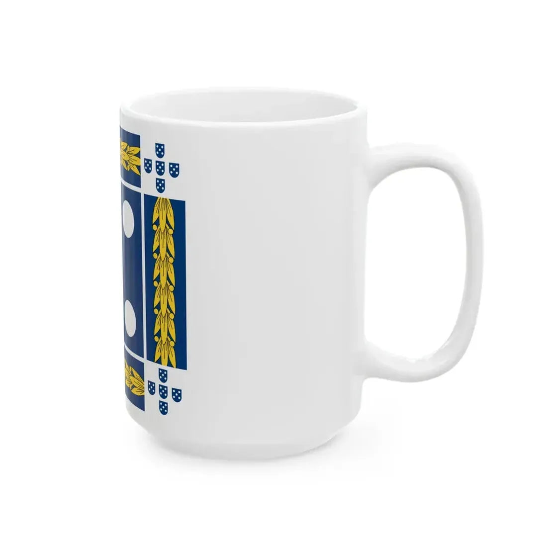 Flag of the Prime Minister of Portugal 1952-1972 (Portugal) White Coffee Mug - Go Mug Yourself