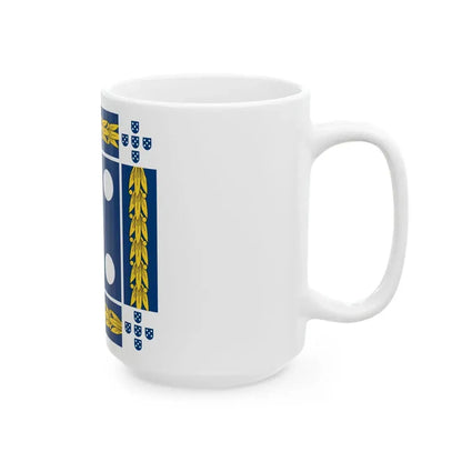 Flag of the Prime Minister of Portugal 1952-1972 (Portugal) White Coffee Mug - Go Mug Yourself