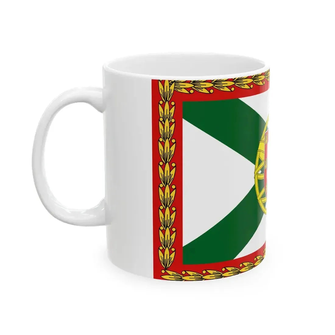Flag of the Prime Minister of Portugal (Portugal) White Coffee Mug - Go Mug Yourself