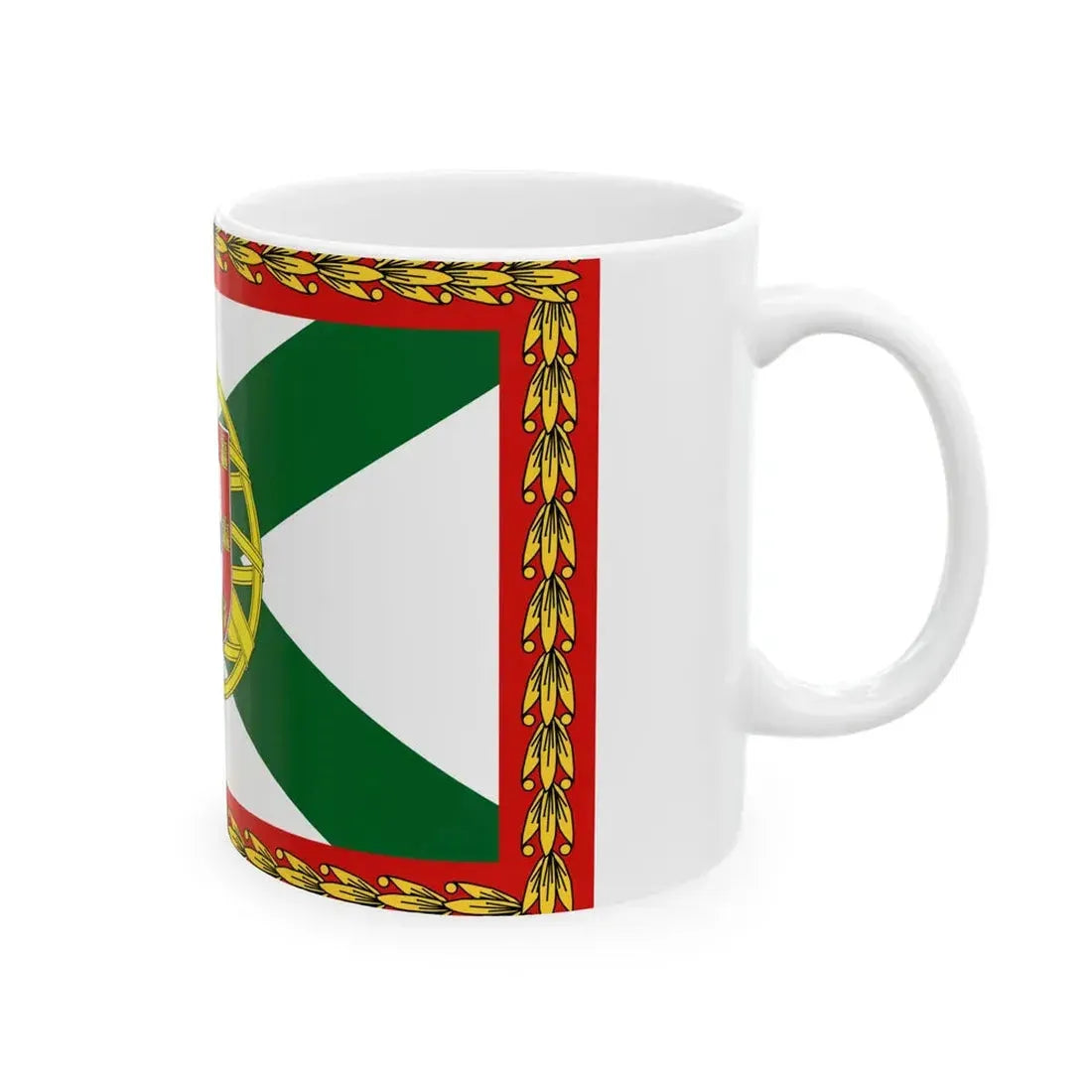 Flag of the Prime Minister of Portugal (Portugal) White Coffee Mug - Go Mug Yourself