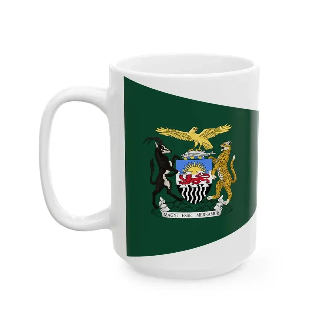 Flag of the Prime Minister of Rhodesia and Nyasaland 1953-1963 (Malawi) White Coffee Mug - Go Mug Yourself