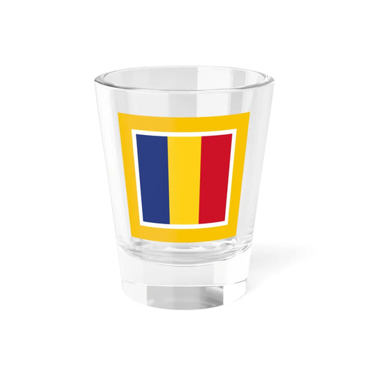 Flag of the Prime Minister of Romania (Oman) Shot Glass 1.5oz 1.5oz - Go Mug Yourself