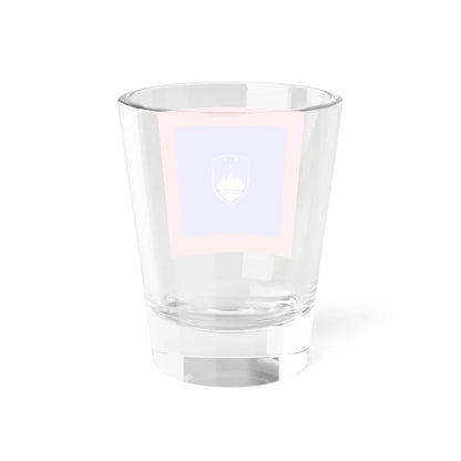 Flag of the Prime Minister of Slovenia (Slovenia) Shot Glass 1.5oz - Go Mug Yourself