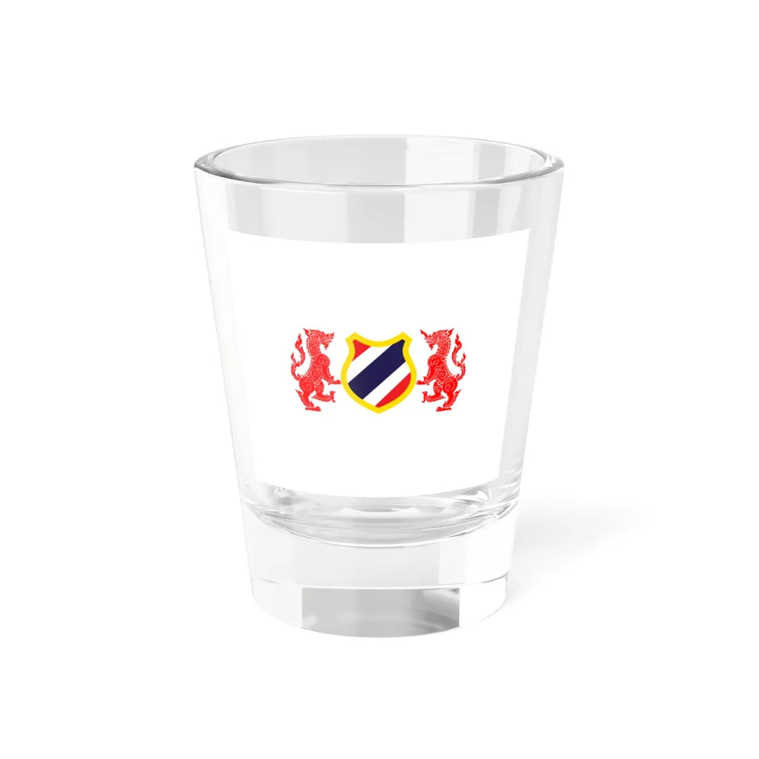 Flag of the Prime Minister of Thailand 1936-1939 (Cambodia) Shot Glass 1.5oz 1.5oz - Go Mug Yourself