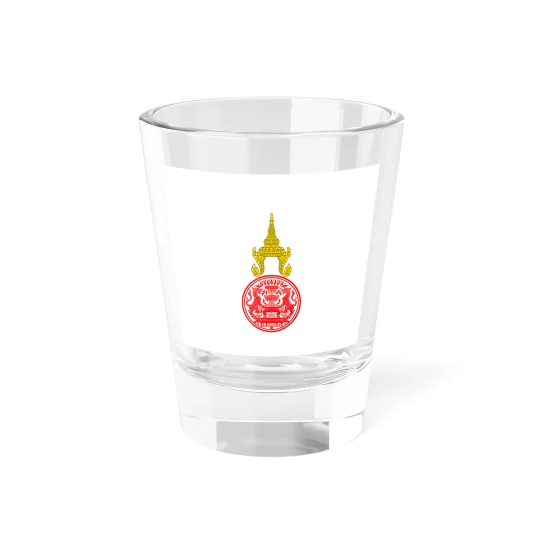Flag of the Prime Minister of Thailand 1939 (Cambodia) Shot Glass 1.5oz 1.5oz - Go Mug Yourself