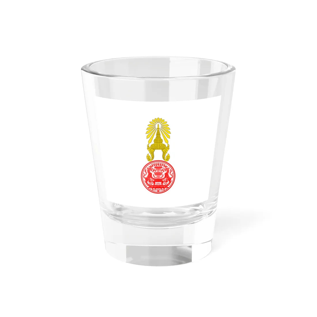 Flag of the Prime Minister of Thailand (Thailand) Shot Glass 1.5oz 1.5oz - Go Mug Yourself