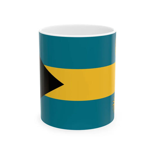 Flag of the Prime Minister of the Bahamas (Bahamas) White Coffee Mug 11oz - Go Mug Yourself