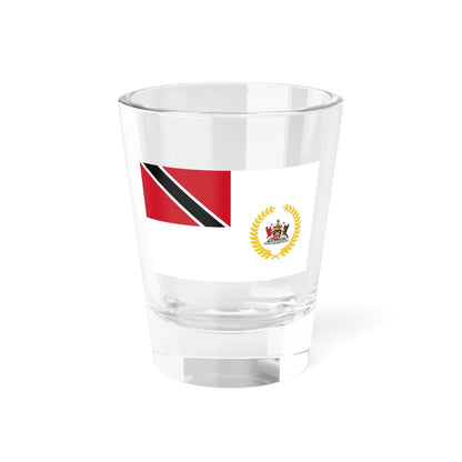 Flag of the Prime Minister of Trinidad and Tobago (Trinidad and Tobago) Shot Glass 1.5oz 1.5oz - Go Mug Yourself