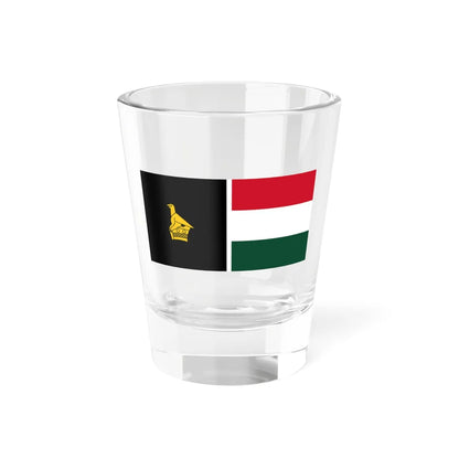 Flag of the Prime Minister of Zimbabwe Rhodesia 1979 (Zimbabwe) Shot Glass 1.5oz 1.5oz - Go Mug Yourself