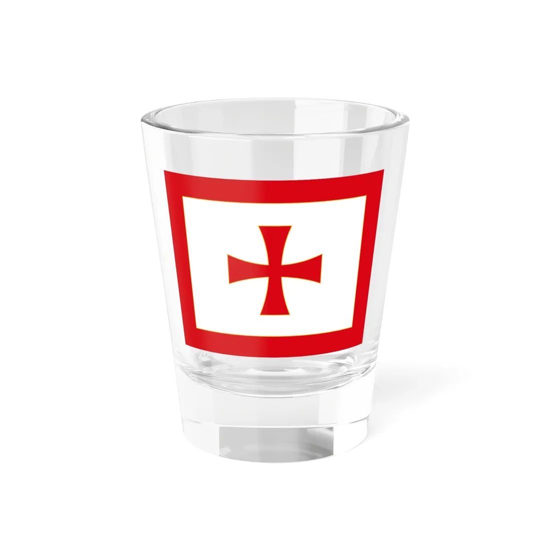 Flag of the Prince-Bishopric of Montenegro (Montenegro) Shot Glass 1.5oz 1.5oz - Go Mug Yourself