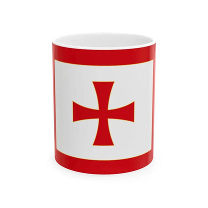 Flag of the Prince-Bishopric of Montenegro (Montenegro) White Coffee Mug 11oz - Go Mug Yourself