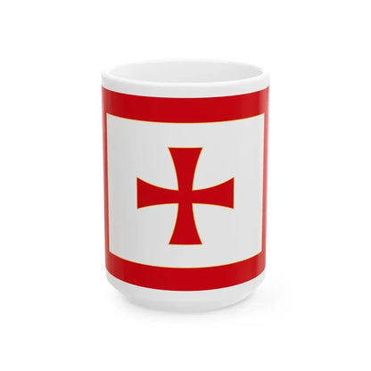 Flag of the Prince-Bishopric of Montenegro (Montenegro) White Coffee Mug 15oz - Go Mug Yourself