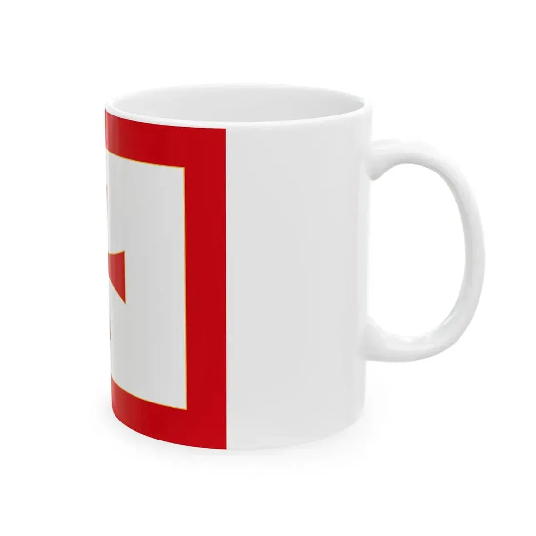 Flag of the Prince-Bishopric of Montenegro (Montenegro) White Coffee Mug - Go Mug Yourself