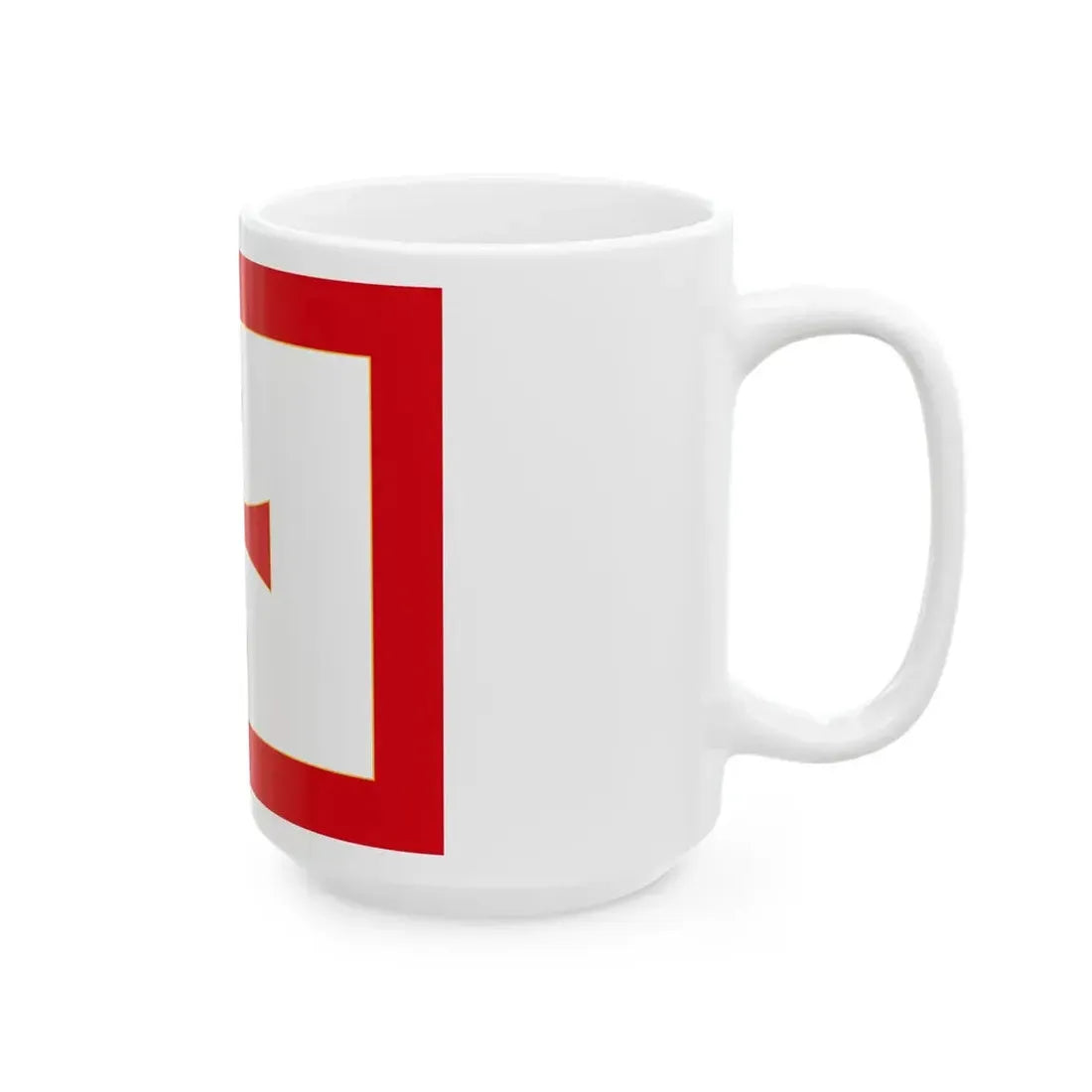 Flag of the Prince-Bishopric of Montenegro (Montenegro) White Coffee Mug - Go Mug Yourself