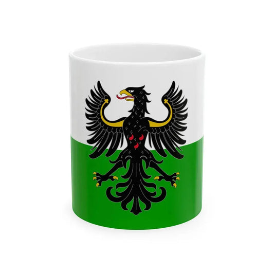 Flag of the Prince-Bishopric of Trent (Italy) White Coffee Mug 11oz - Go Mug Yourself