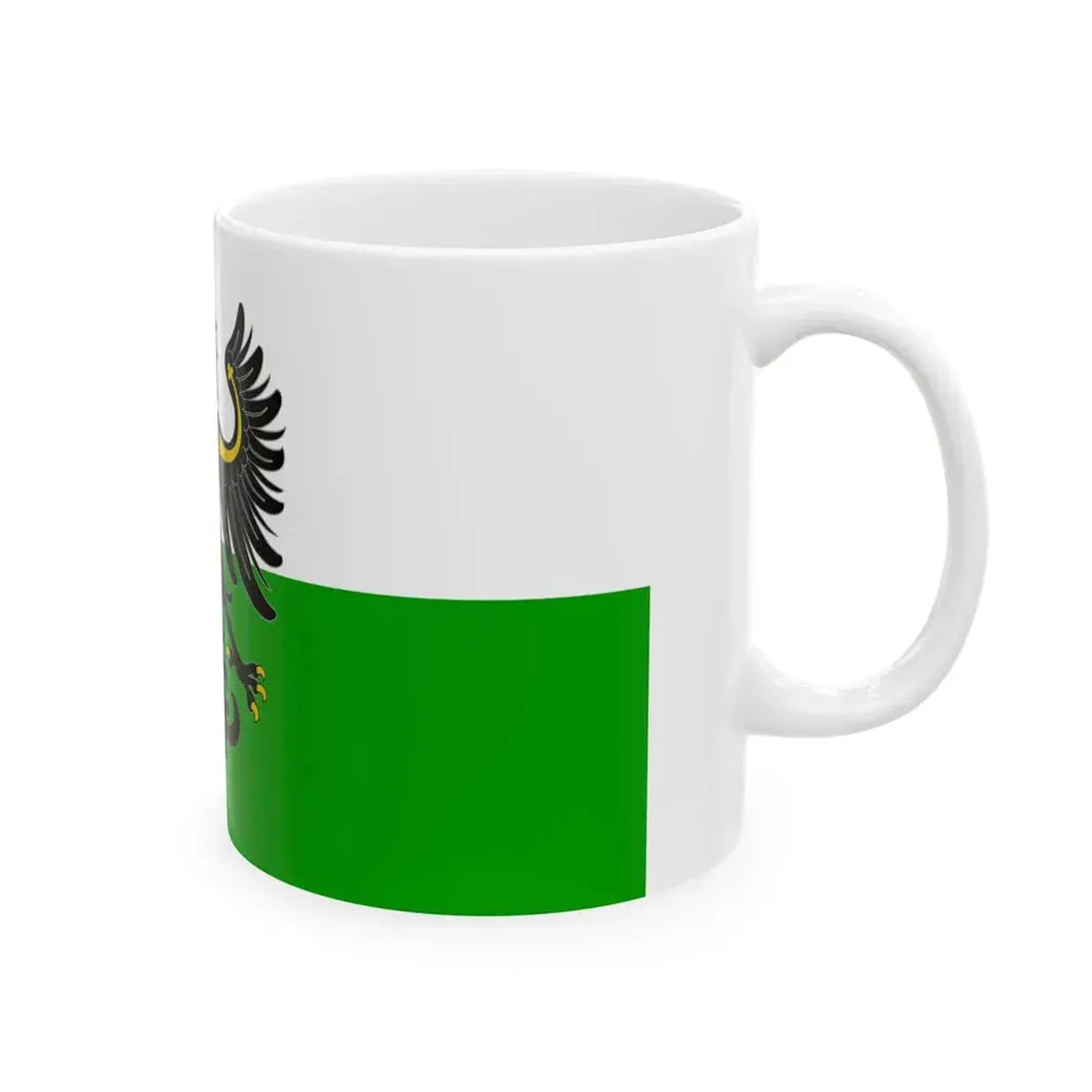 Flag of the Prince-Bishopric of Trent (Italy) White Coffee Mug - Go Mug Yourself