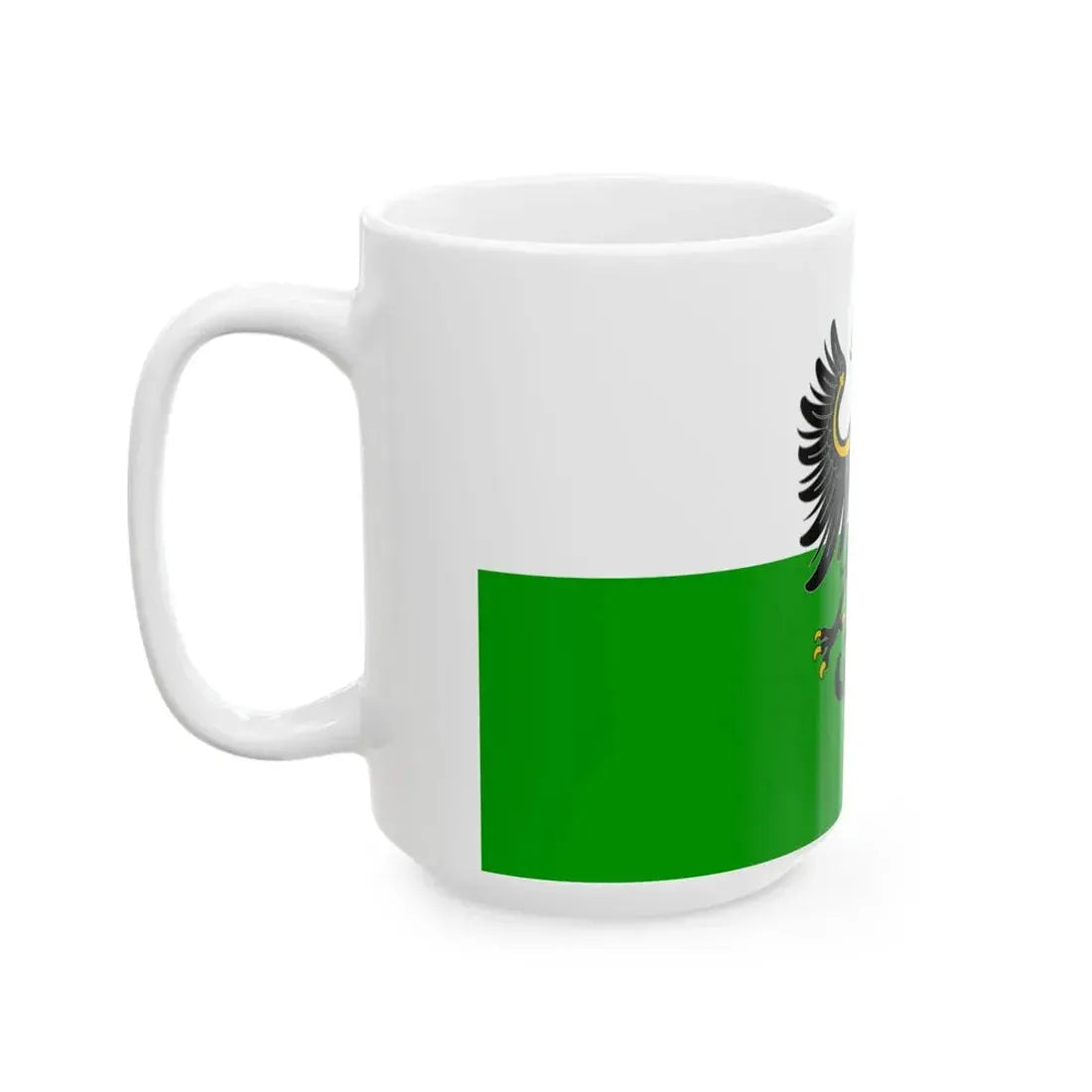 Flag of the Prince-Bishopric of Trent (Italy) White Coffee Mug - Go Mug Yourself