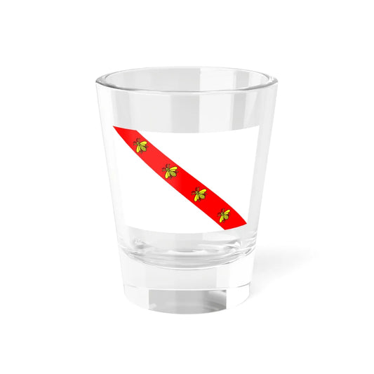 Flag of the Princedom of Elba (Italy) Shot Glass 1.5oz 1.5oz - Go Mug Yourself