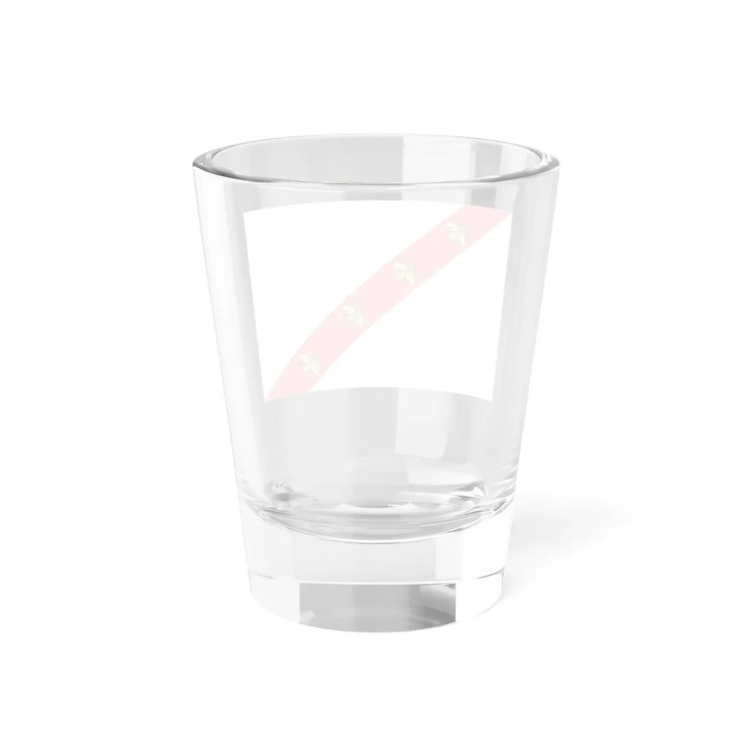 Flag of the Princedom of Elba (Italy) Shot Glass 1.5oz - Go Mug Yourself