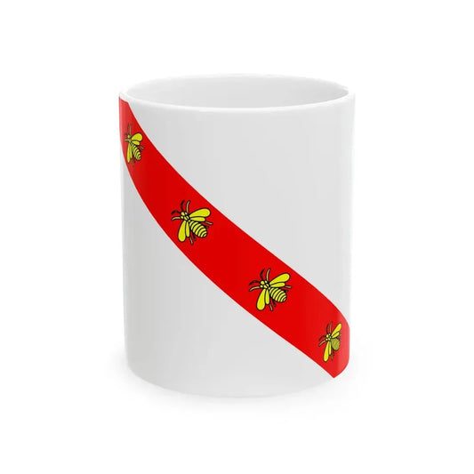 Flag of the Princedom of Elba (Italy) White Coffee Mug 11oz - Go Mug Yourself
