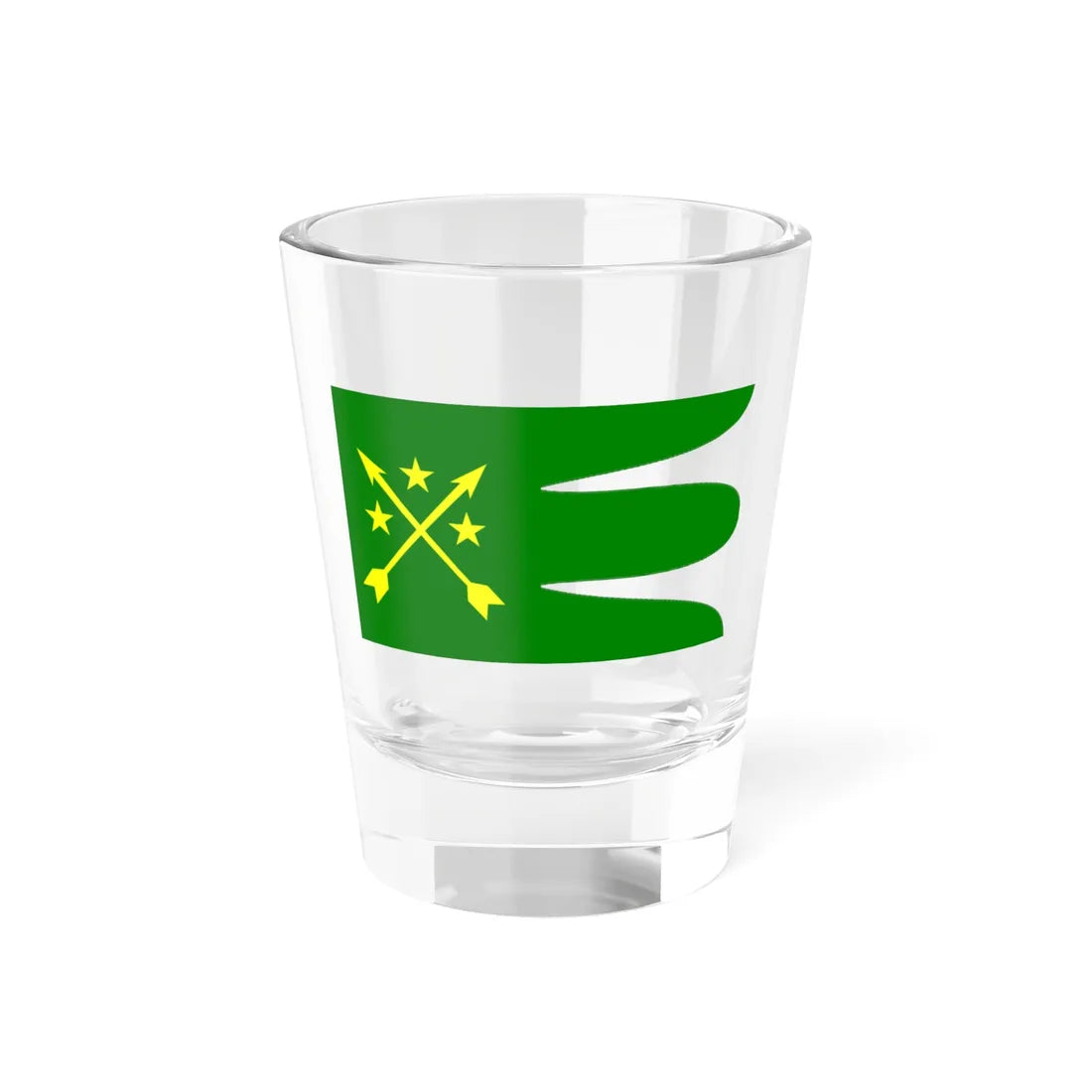 Flag of the Princedom of Kabardia Early 19th century (Russia) Shot Glass 1.5oz 1.5oz - Go Mug Yourself