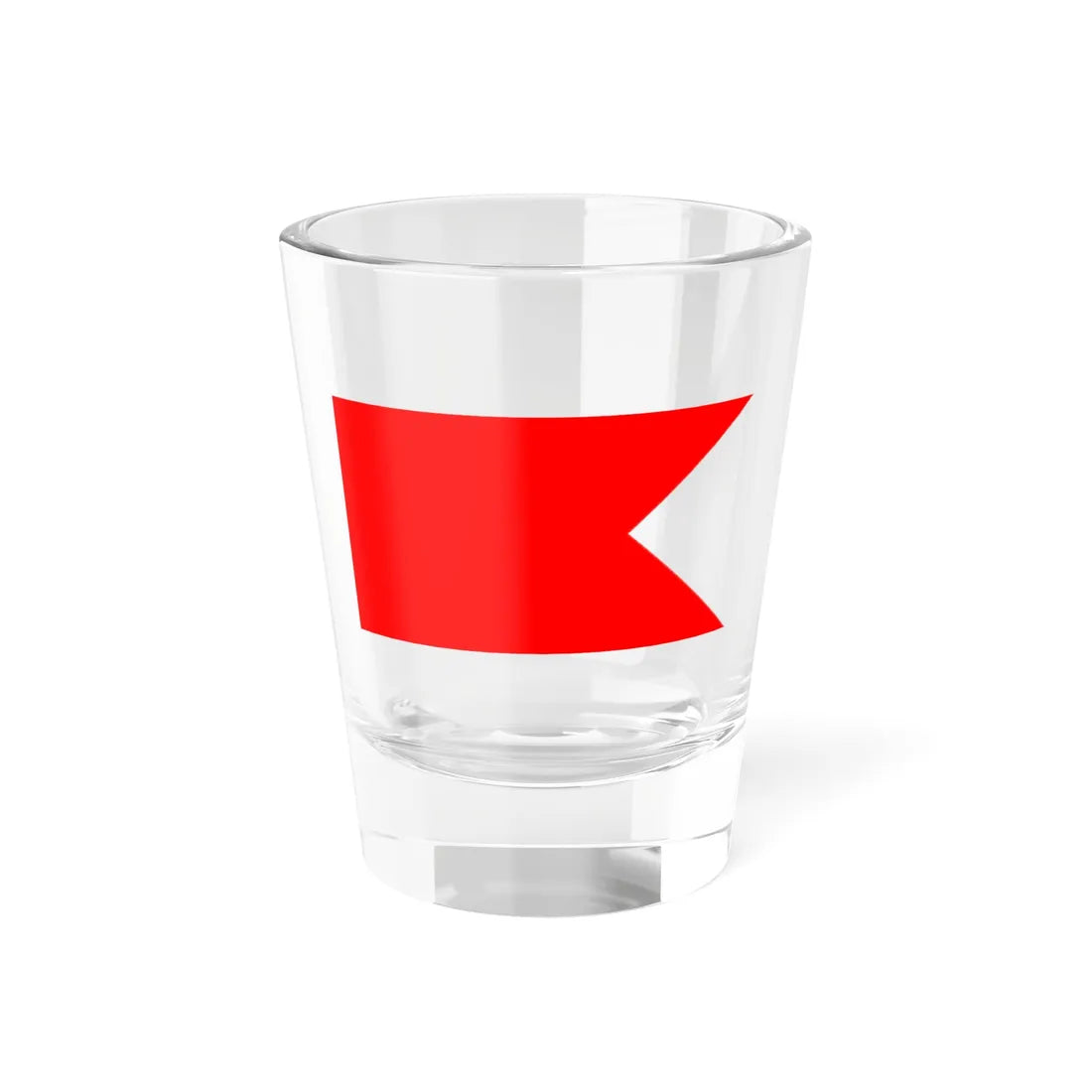 Flag of the Princely State of Jammu and Kashmir 1836-1936 (India) Shot Glass 1.5oz 1.5oz - Go Mug Yourself