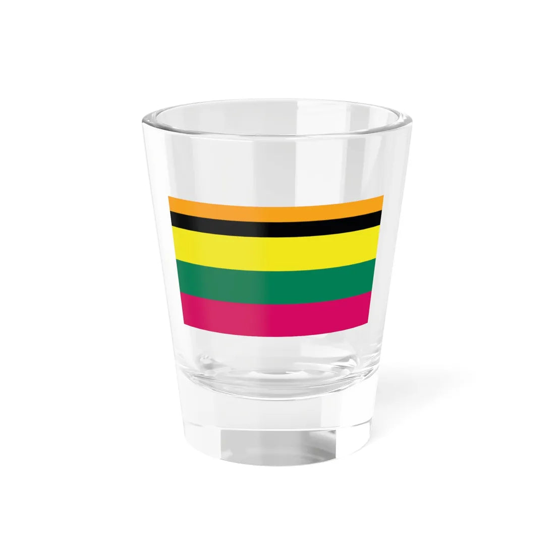 Flag of the Princely State of Jiliya (India) Shot Glass 1.5oz 1.5oz - Go Mug Yourself