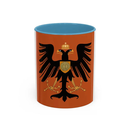 Flag of the Principality of Albania 1915 - Accent Coffee Mug 11oz Light Blue - Go Mug Yourself