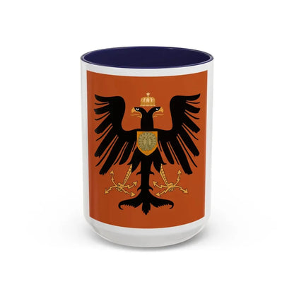 Flag of the Principality of Albania 1915 - Accent Coffee Mug 15oz Navy - Go Mug Yourself