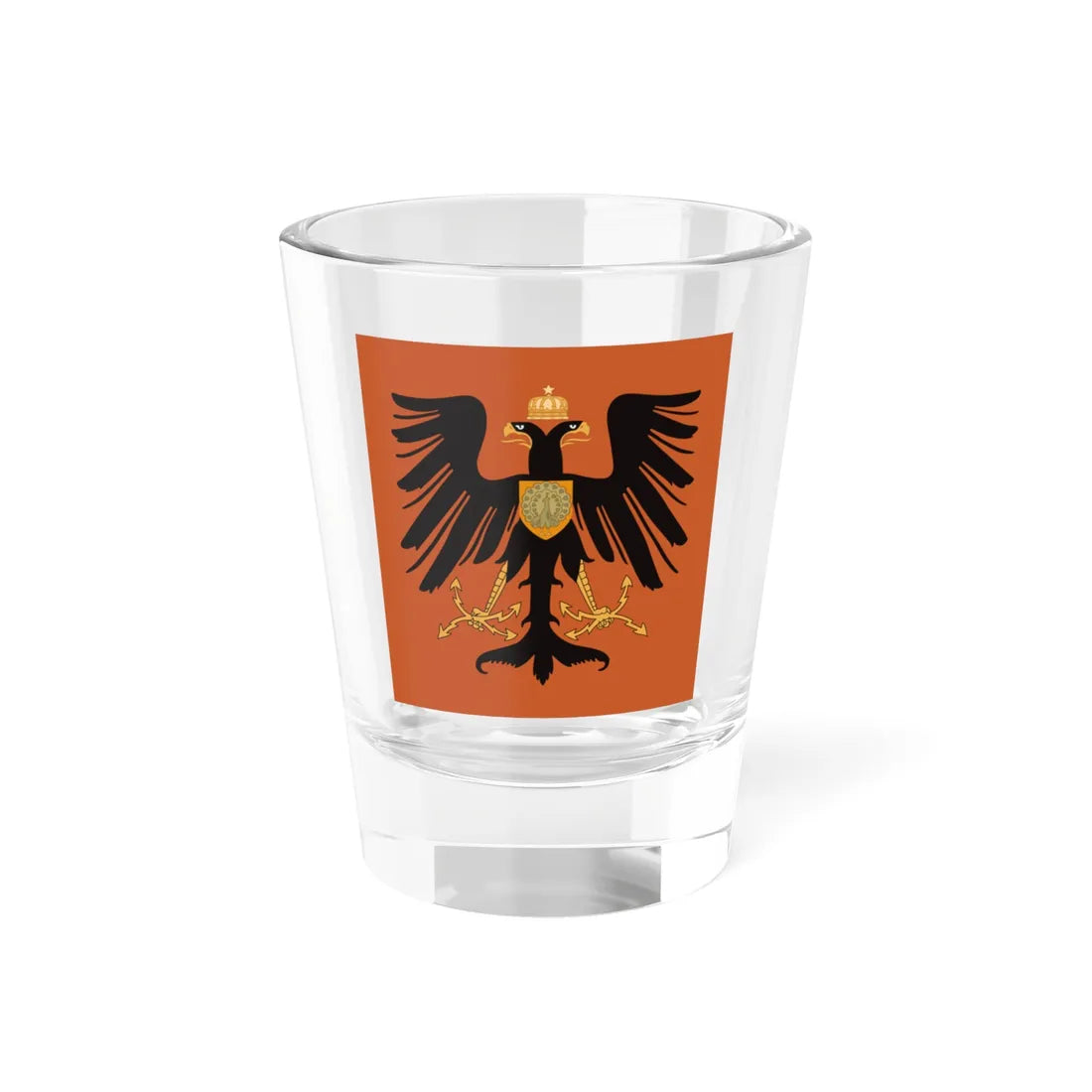 Flag of the Principality of Albania 1915 (Albania) Shot Glass 1.5oz 1.5oz - Go Mug Yourself