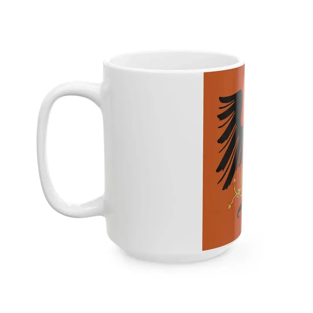 Flag of the Principality of Albania 1915 (Albania) White Coffee Mug - Go Mug Yourself