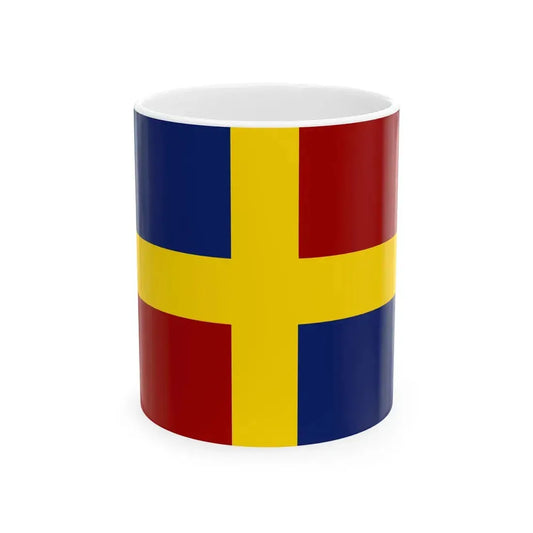 Flag of The Principality of Mingrelia Portolan 1560 (Georgia) White Coffee Mug 11oz - Go Mug Yourself