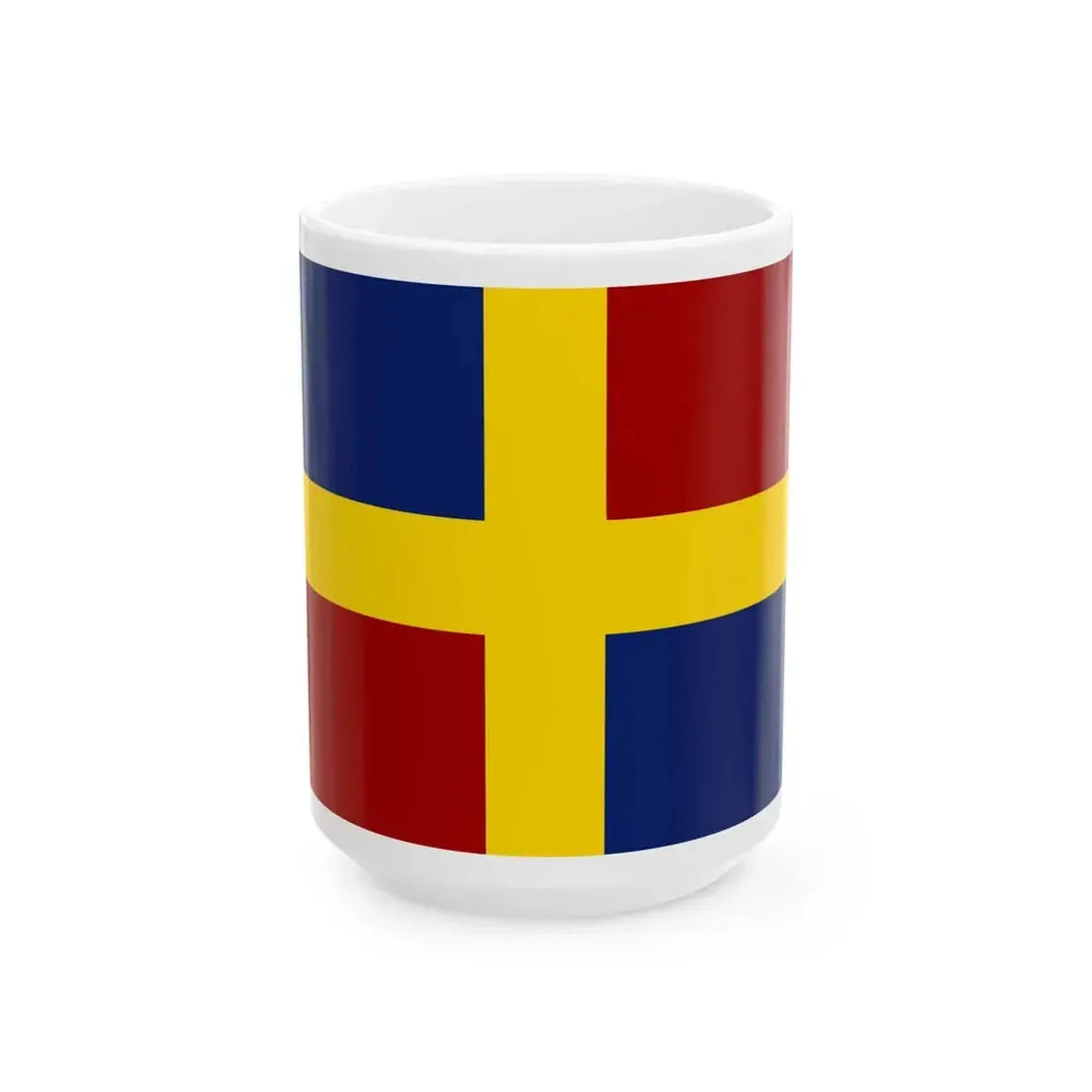 Flag of The Principality of Mingrelia Portolan 1560 (Georgia) White Coffee Mug 15oz - Go Mug Yourself