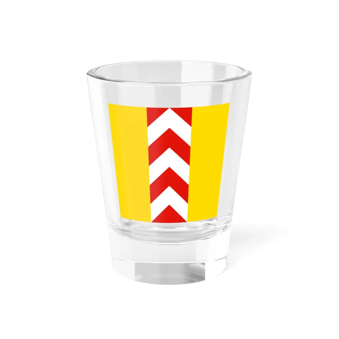 Flag of the Principality of Neuchâtel (Germany) Shot Glass 1.5oz 1.5oz - Go Mug Yourself