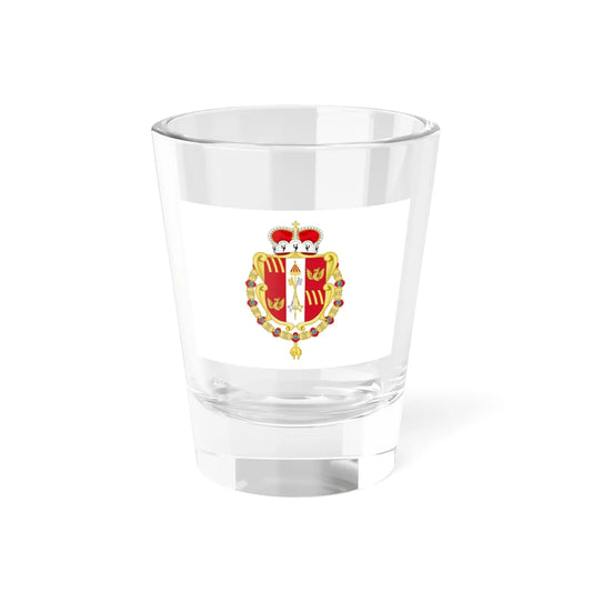 Flag of the Principality of Piombino 1701-1801 (Italy) Shot Glass 1.5oz 1.5oz - Go Mug Yourself