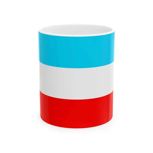 Flag of the Principality of Piombino (Italy) White Coffee Mug 11oz - Go Mug Yourself