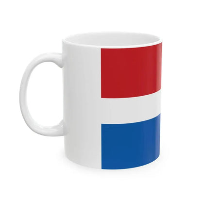 Flag of the Principality of Samos 1834-1912 (Greece) White Coffee Mug - Go Mug Yourself