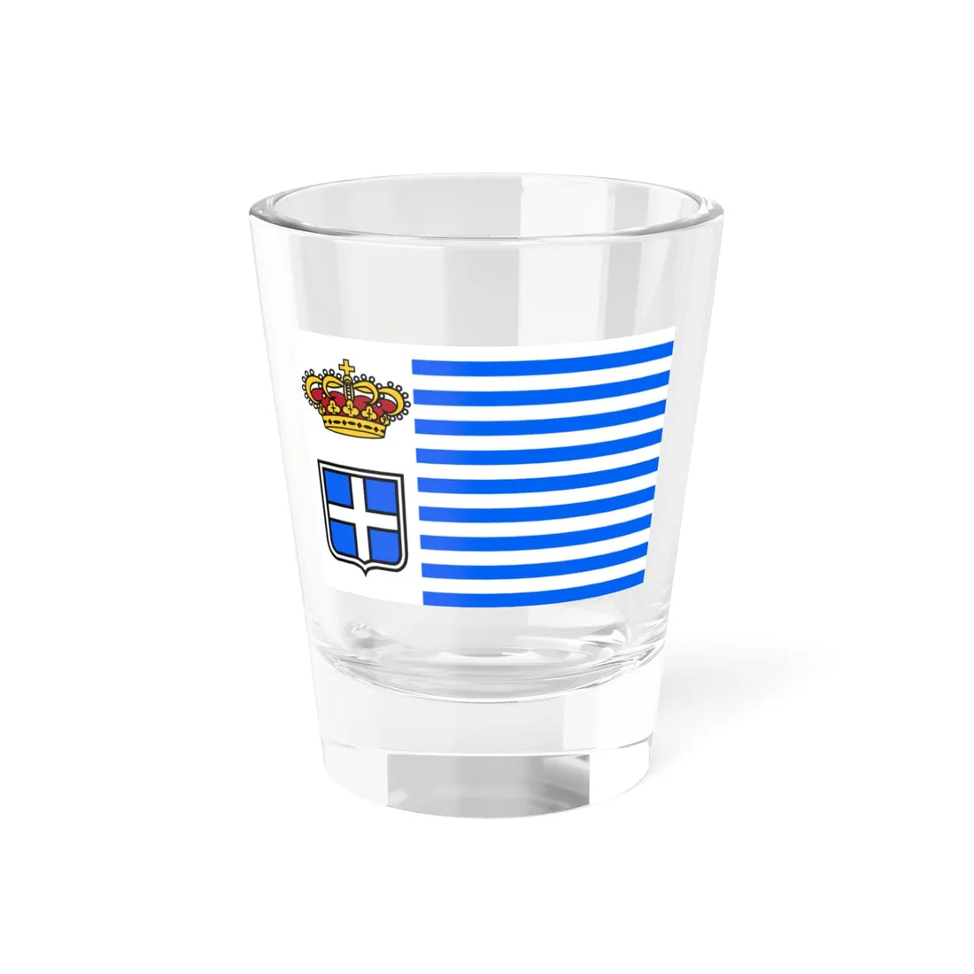 Flag of the Principality of Seborga deprecated (Italy) Shot Glass 1.5oz 1.5oz - Go Mug Yourself