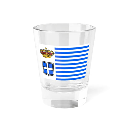 Flag of the Principality of Seborga deprecated (Italy) Shot Glass 1.5oz 1.5oz - Go Mug Yourself