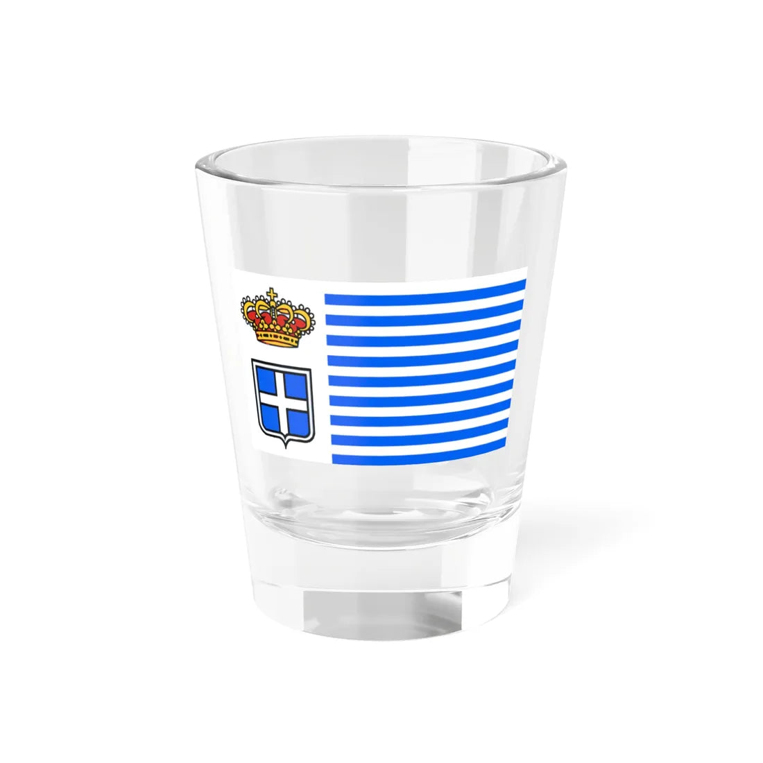 Flag of the Principality of Seborga (Italy) Shot Glass 1.5oz 1.5oz - Go Mug Yourself