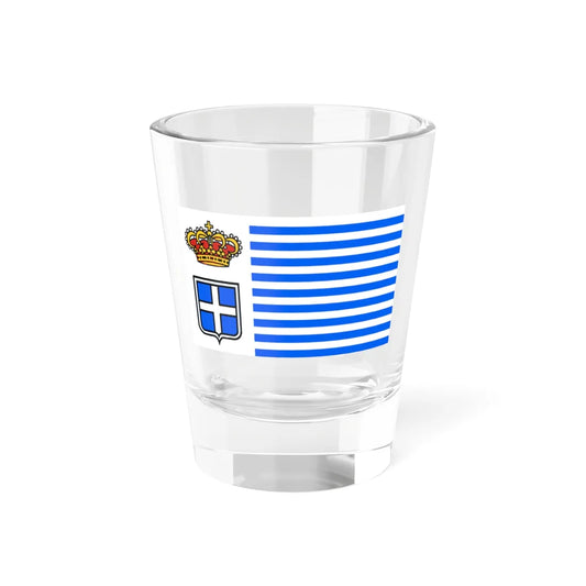 Flag of the Principality of Seborga (Italy) Shot Glass 1.5oz 1.5oz - Go Mug Yourself