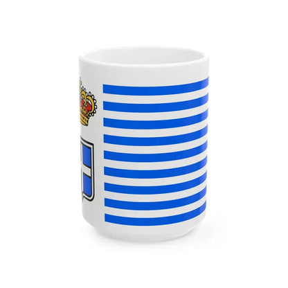Flag of the Principality of Seborga (Italy) White Coffee Mug 15oz - Go Mug Yourself