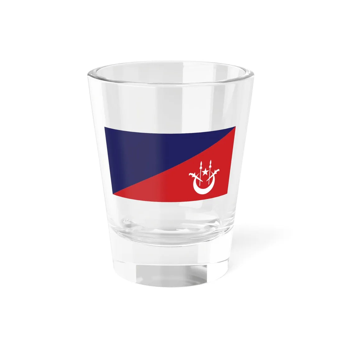 Flag of the Private Secretary to the Sultan of Kelantan (Malaysia) Shot Glass 1.5oz 1.5oz - Go Mug Yourself