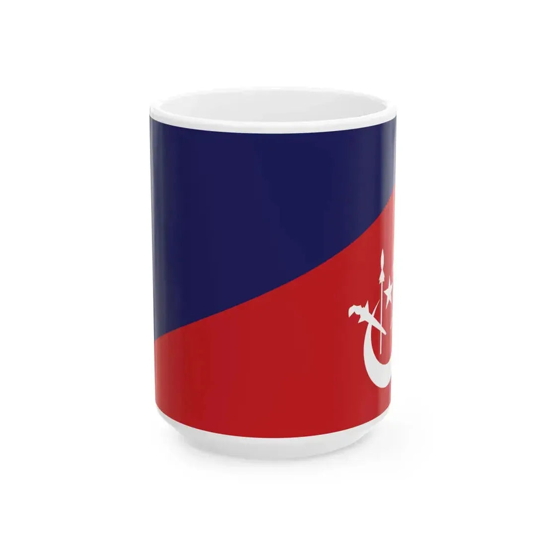 Flag of the Private Secretary to the Sultan of Kelantan (Malaysia) White Coffee Mug 15oz - Go Mug Yourself