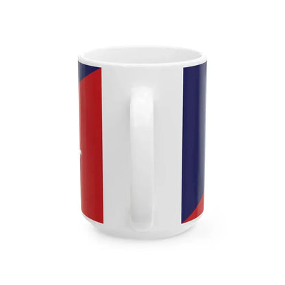 Flag of the Private Secretary to the Sultan of Kelantan (Malaysia) White Coffee Mug - Go Mug Yourself