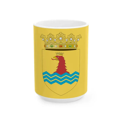 Flag of the Province of Basilicata (Italy) White Coffee Mug 15oz - Go Mug Yourself