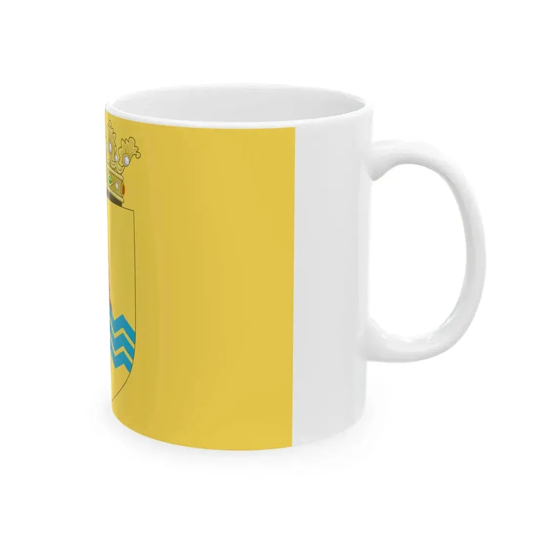 Flag of the Province of Basilicata (Italy) White Coffee Mug - Go Mug Yourself