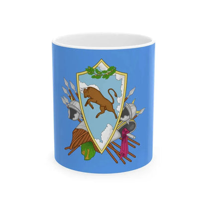 Flag of the province of Benevento (Italy) White Coffee Mug 11oz - Go Mug Yourself