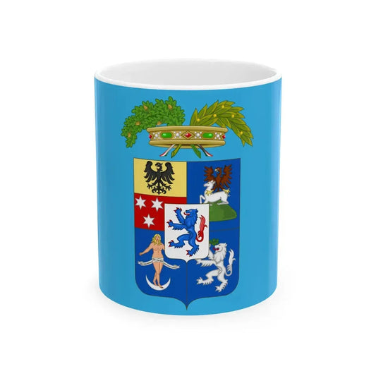 Flag of the Province of Brescia (Italy) White Coffee Mug 11oz - Go Mug Yourself